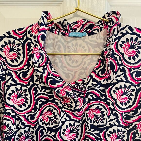 J McLaughlin Paisley Long Sleeve Dress - Picture 4 of 5